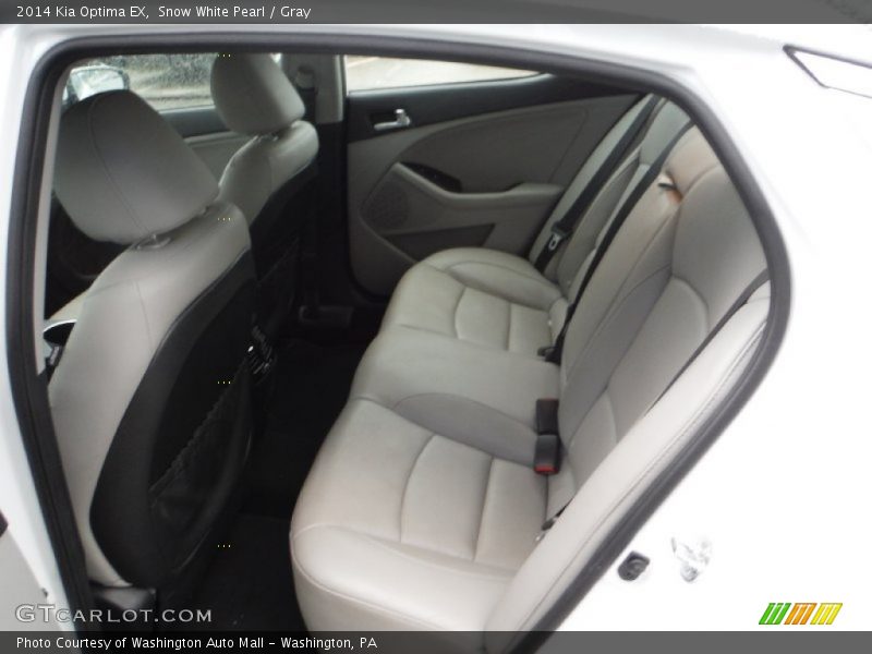 Snow White Pearl / Gray 2014 Kia Optima EX