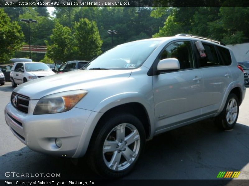 Classic Silver Metallic / Dark Charcoal 2007 Toyota RAV4 Sport 4WD