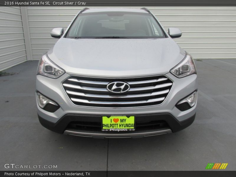 Circuit Silver / Gray 2016 Hyundai Santa Fe SE