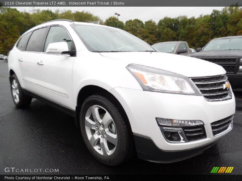 Iridescent Pearl Tricoat / Ebony 2016 Chevrolet Traverse LTZ AWD