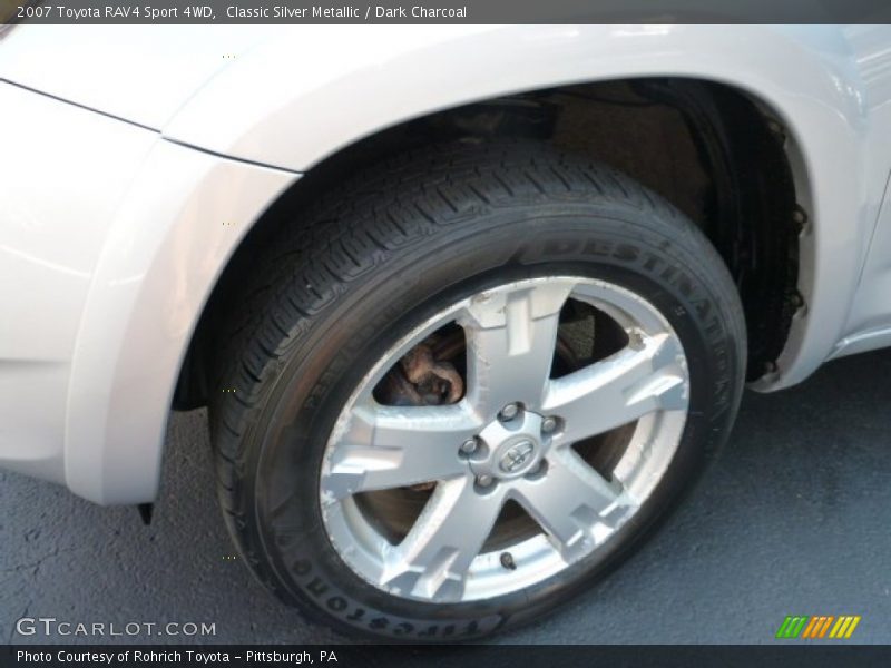 Classic Silver Metallic / Dark Charcoal 2007 Toyota RAV4 Sport 4WD