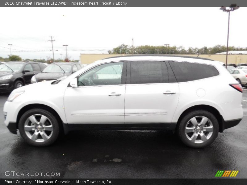 Iridescent Pearl Tricoat / Ebony 2016 Chevrolet Traverse LTZ AWD