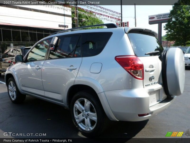 Classic Silver Metallic / Dark Charcoal 2007 Toyota RAV4 Sport 4WD