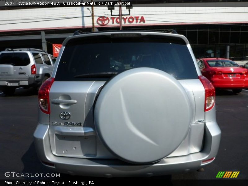 Classic Silver Metallic / Dark Charcoal 2007 Toyota RAV4 Sport 4WD