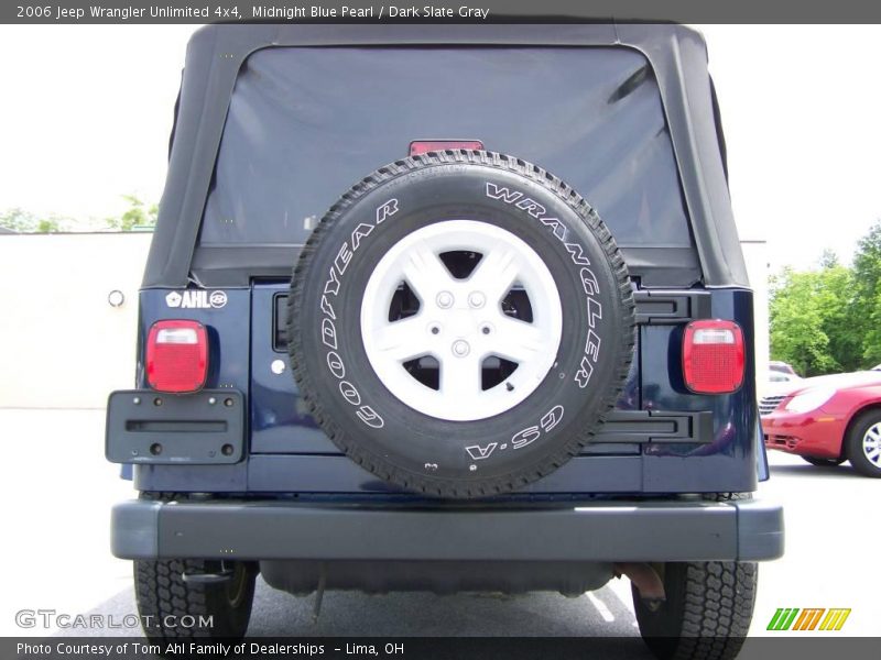 Midnight Blue Pearl / Dark Slate Gray 2006 Jeep Wrangler Unlimited 4x4