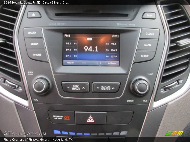 Controls of 2016 Santa Fe SE