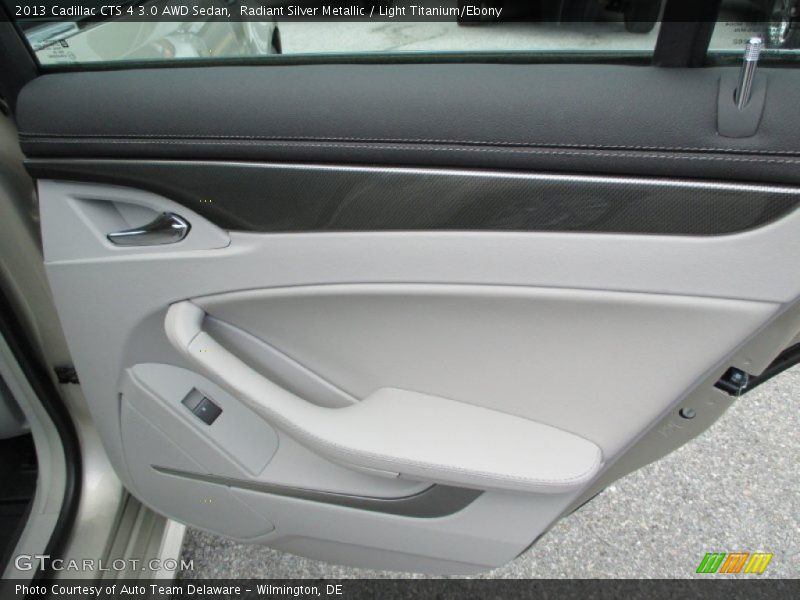 Radiant Silver Metallic / Light Titanium/Ebony 2013 Cadillac CTS 4 3.0 AWD Sedan