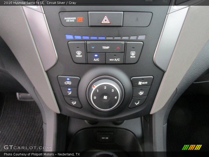 Controls of 2016 Santa Fe SE