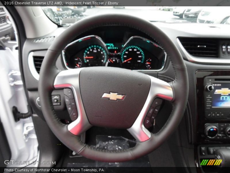 Iridescent Pearl Tricoat / Ebony 2016 Chevrolet Traverse LTZ AWD