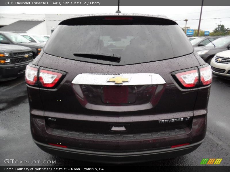 Sable Metallic / Ebony 2016 Chevrolet Traverse LT AWD