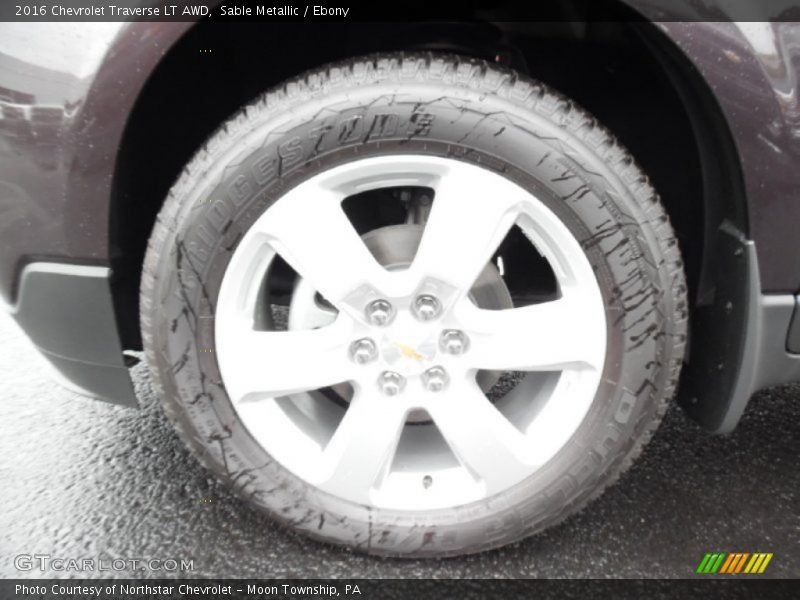 Sable Metallic / Ebony 2016 Chevrolet Traverse LT AWD