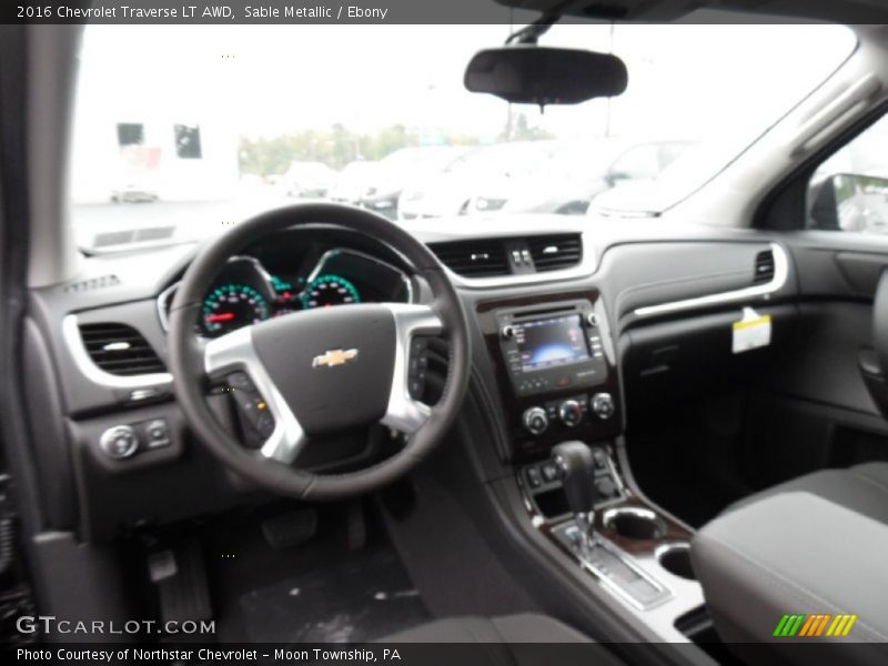 Sable Metallic / Ebony 2016 Chevrolet Traverse LT AWD