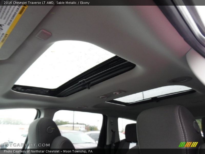 Sable Metallic / Ebony 2016 Chevrolet Traverse LT AWD