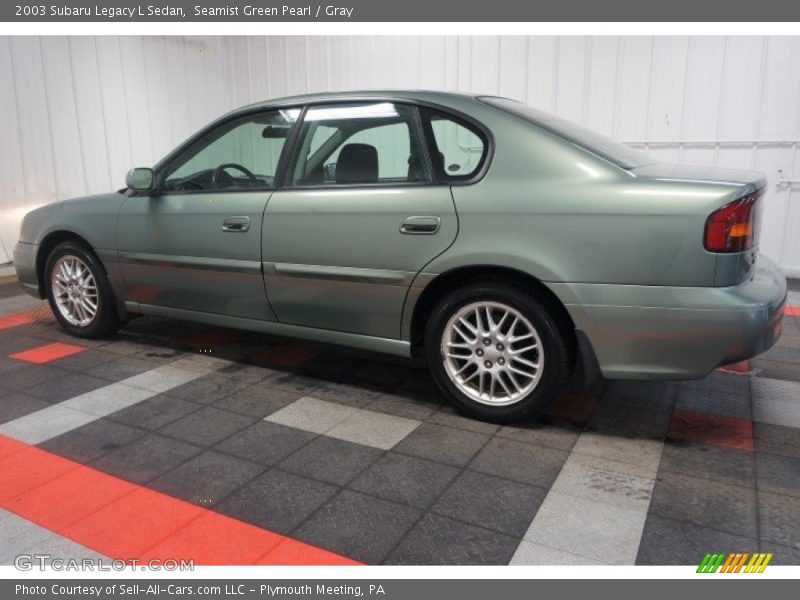 Seamist Green Pearl / Gray 2003 Subaru Legacy L Sedan