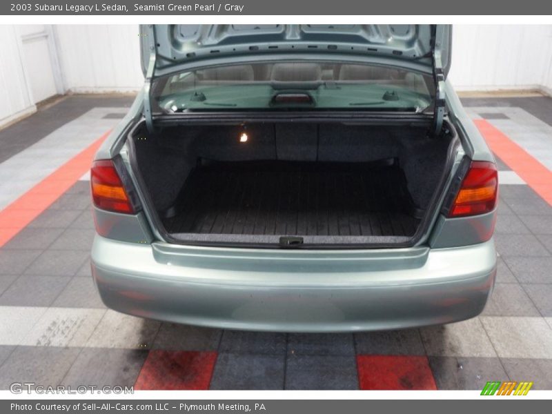 Seamist Green Pearl / Gray 2003 Subaru Legacy L Sedan