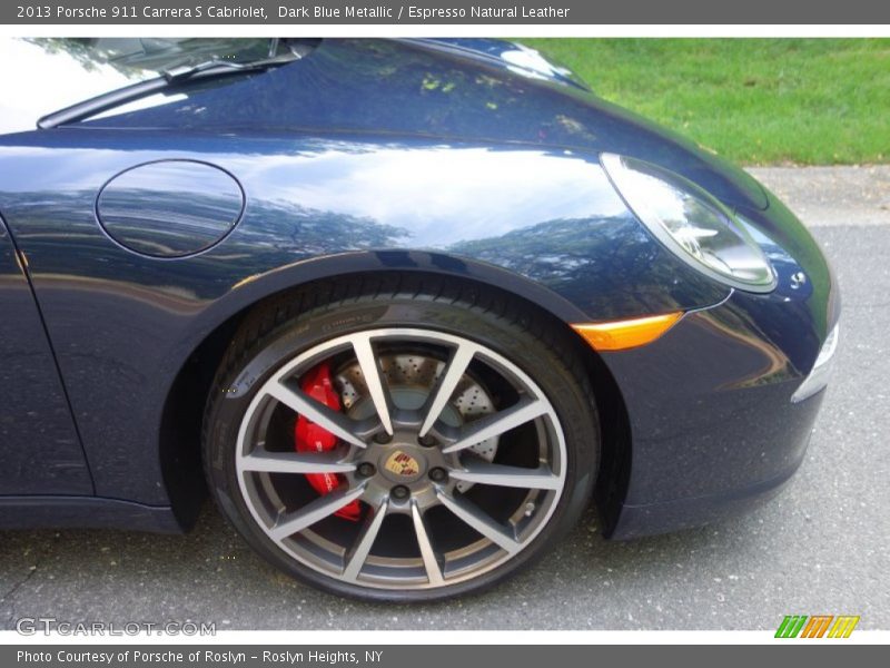 Dark Blue Metallic / Espresso Natural Leather 2013 Porsche 911 Carrera S Cabriolet