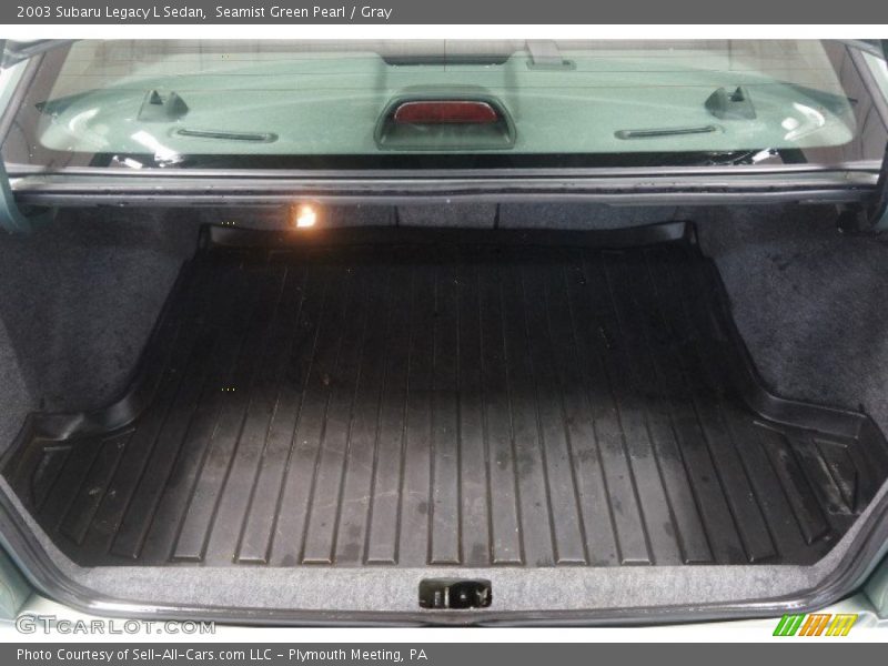 Seamist Green Pearl / Gray 2003 Subaru Legacy L Sedan