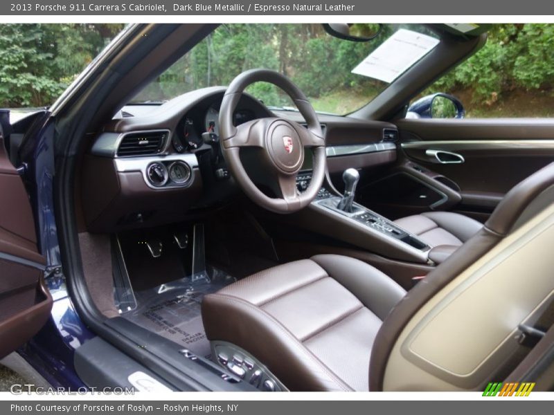  2013 911 Carrera S Cabriolet Espresso Natural Leather Interior