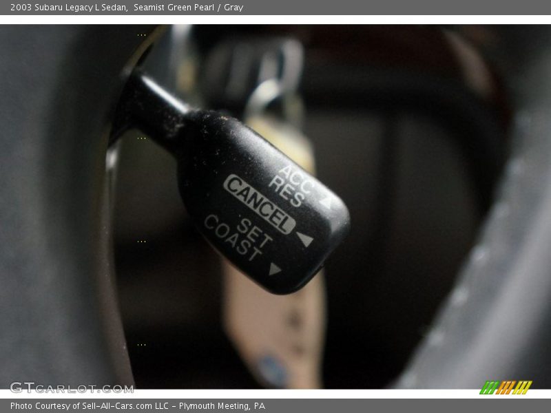 Seamist Green Pearl / Gray 2003 Subaru Legacy L Sedan
