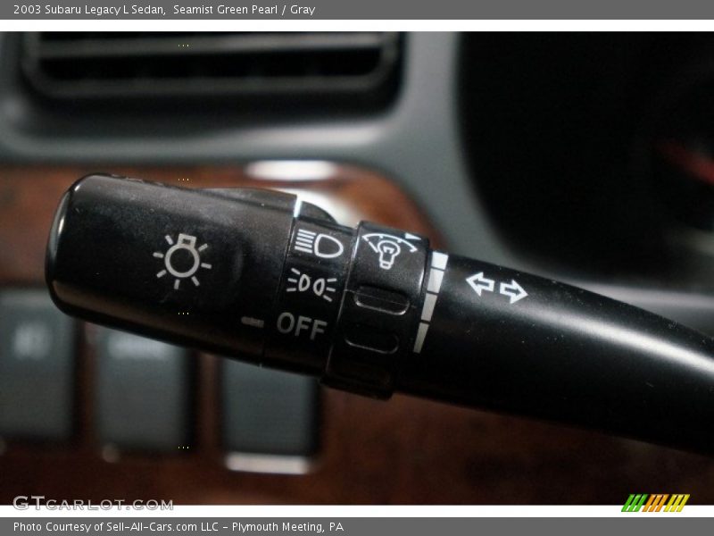 Seamist Green Pearl / Gray 2003 Subaru Legacy L Sedan