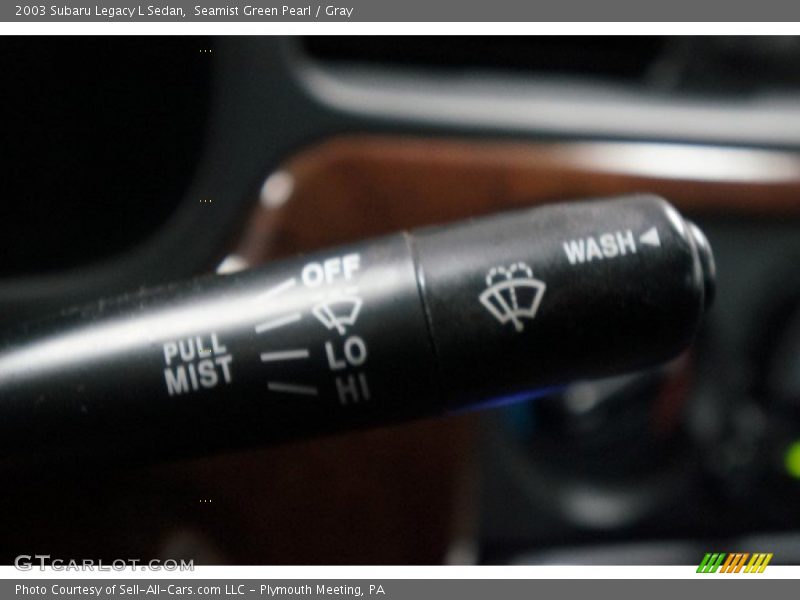 Seamist Green Pearl / Gray 2003 Subaru Legacy L Sedan