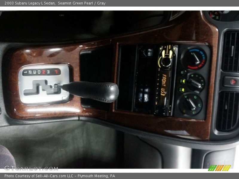 Seamist Green Pearl / Gray 2003 Subaru Legacy L Sedan