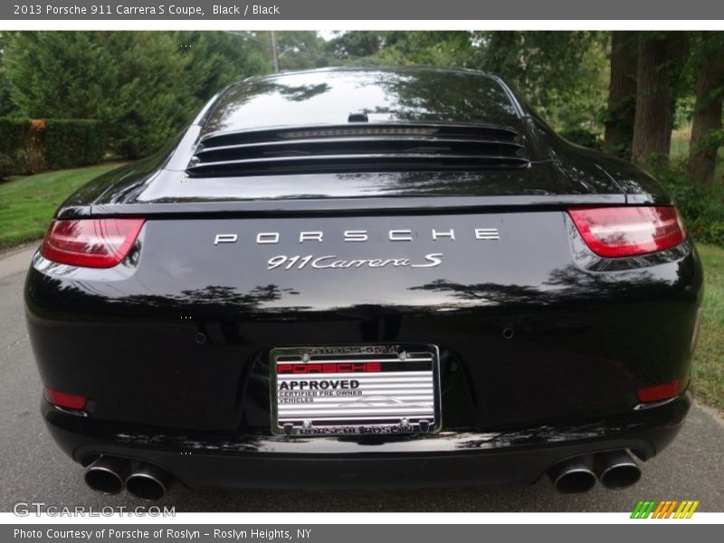 Black / Black 2013 Porsche 911 Carrera S Coupe