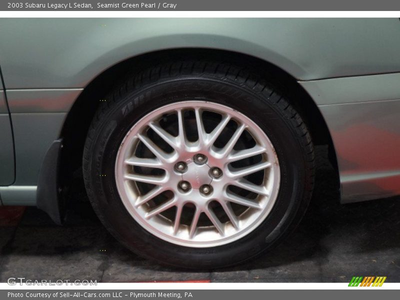 Seamist Green Pearl / Gray 2003 Subaru Legacy L Sedan