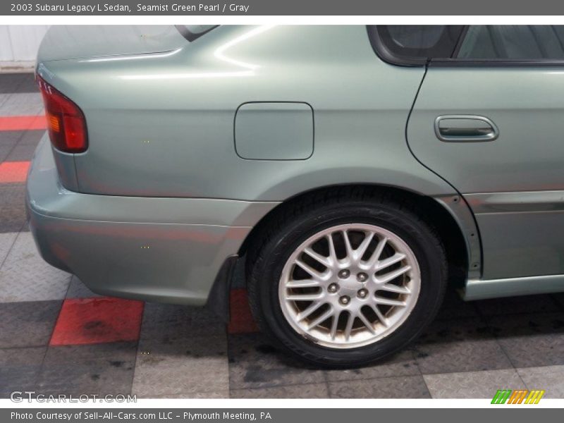 Seamist Green Pearl / Gray 2003 Subaru Legacy L Sedan