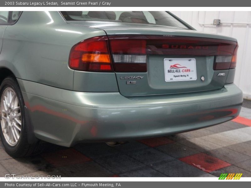 Seamist Green Pearl / Gray 2003 Subaru Legacy L Sedan
