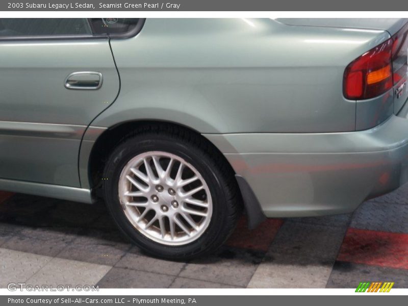 Seamist Green Pearl / Gray 2003 Subaru Legacy L Sedan