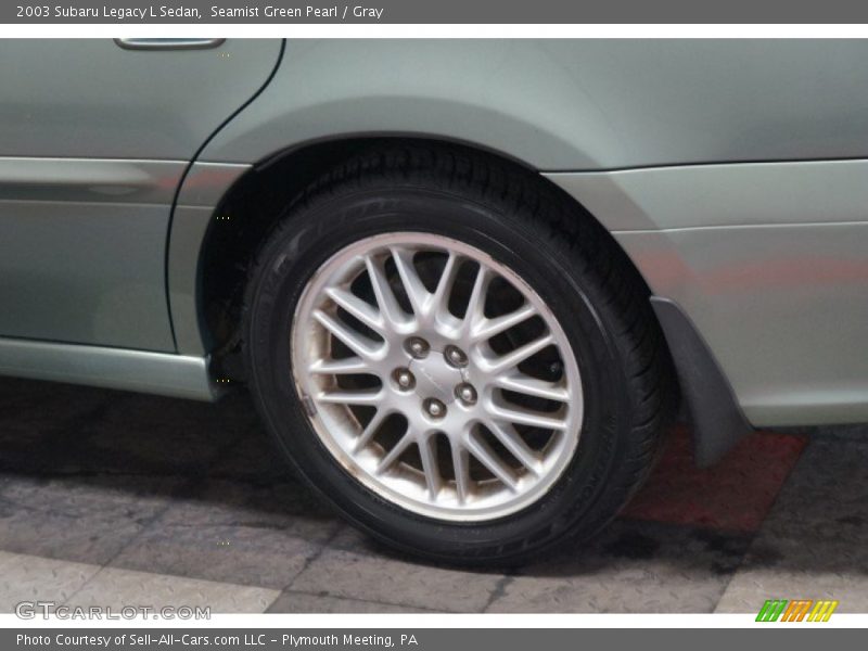 Seamist Green Pearl / Gray 2003 Subaru Legacy L Sedan