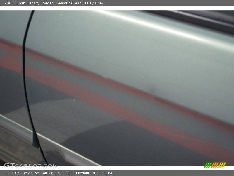 Seamist Green Pearl / Gray 2003 Subaru Legacy L Sedan