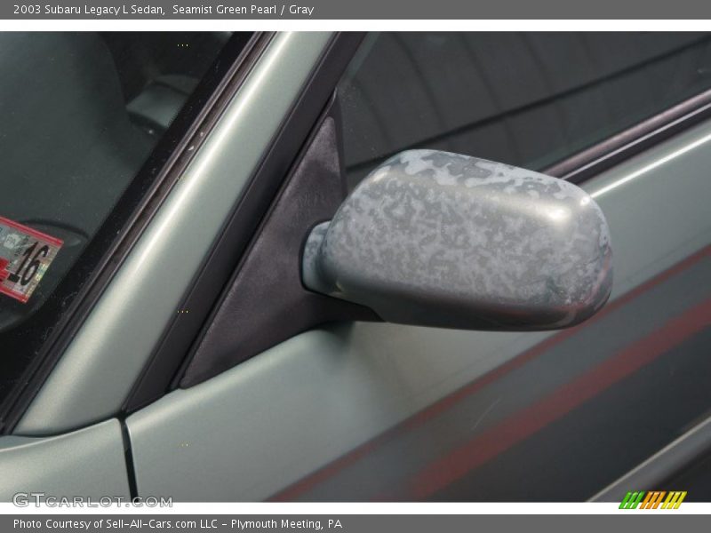 Seamist Green Pearl / Gray 2003 Subaru Legacy L Sedan