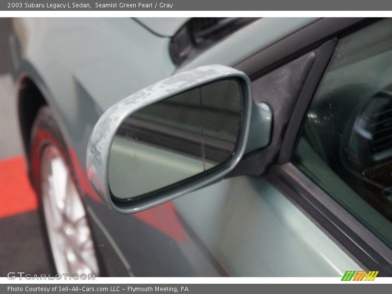 Seamist Green Pearl / Gray 2003 Subaru Legacy L Sedan