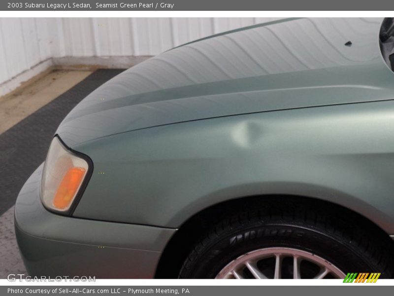 Seamist Green Pearl / Gray 2003 Subaru Legacy L Sedan