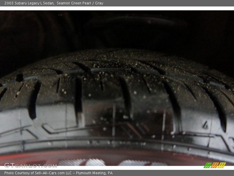Seamist Green Pearl / Gray 2003 Subaru Legacy L Sedan