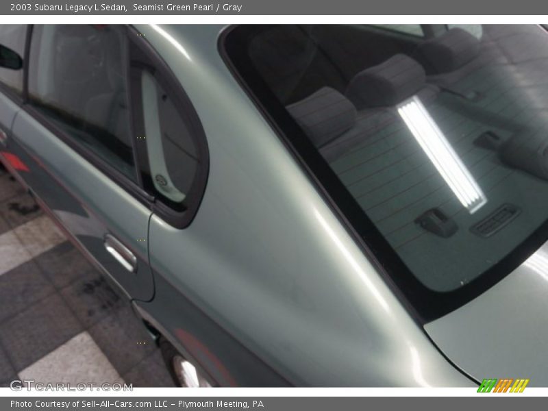 Seamist Green Pearl / Gray 2003 Subaru Legacy L Sedan