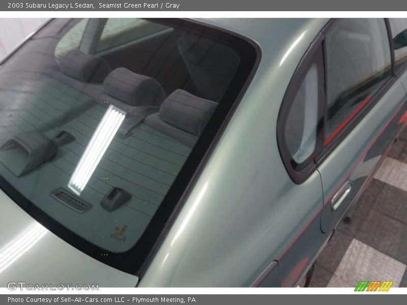 Seamist Green Pearl / Gray 2003 Subaru Legacy L Sedan