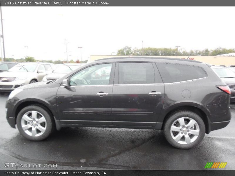 Tungsten Metallic / Ebony 2016 Chevrolet Traverse LT AWD