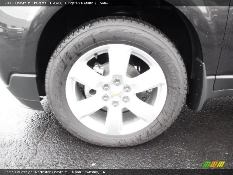 Tungsten Metallic / Ebony 2016 Chevrolet Traverse LT AWD