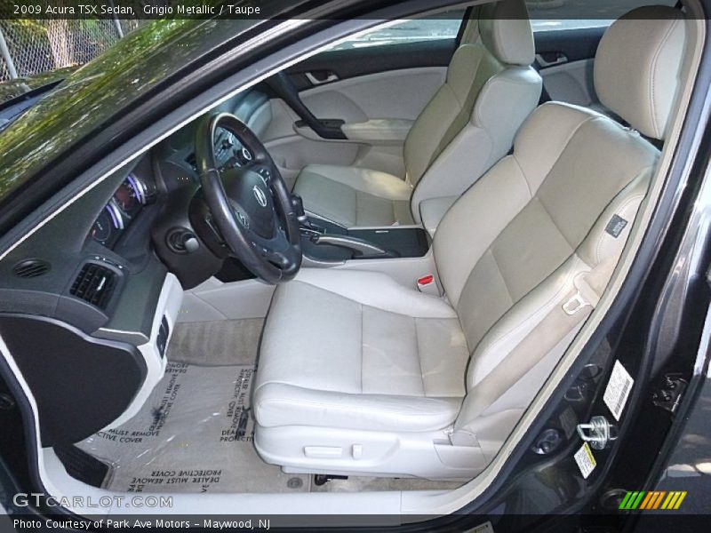 Grigio Metallic / Taupe 2009 Acura TSX Sedan