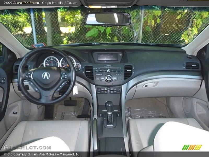 Grigio Metallic / Taupe 2009 Acura TSX Sedan
