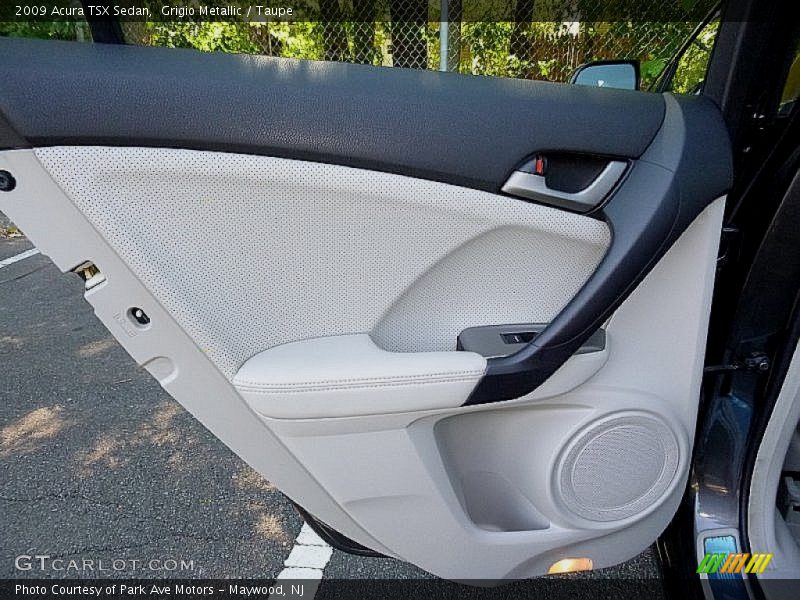 Grigio Metallic / Taupe 2009 Acura TSX Sedan