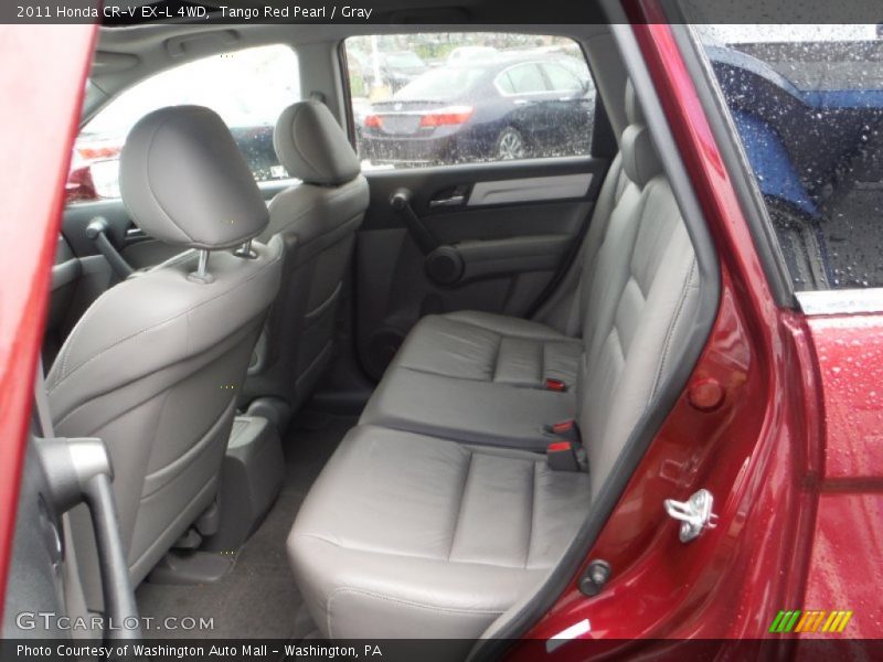 Tango Red Pearl / Gray 2011 Honda CR-V EX-L 4WD