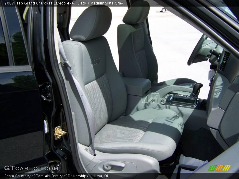 Black / Medium Slate Gray 2007 Jeep Grand Cherokee Laredo 4x4