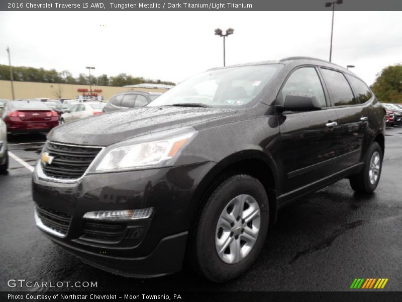 Tungsten Metallic / Dark Titanium/Light Titanium 2016 Chevrolet Traverse LS AWD