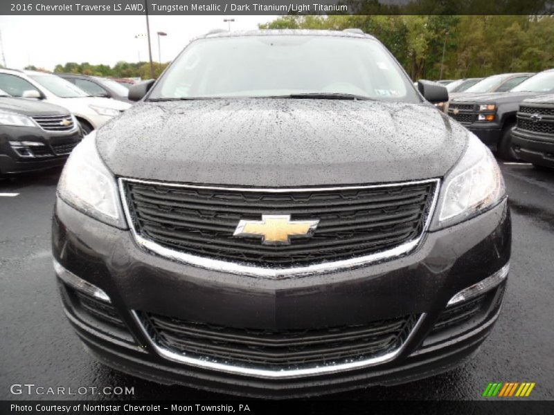 Tungsten Metallic / Dark Titanium/Light Titanium 2016 Chevrolet Traverse LS AWD
