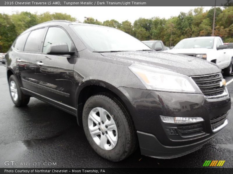 Tungsten Metallic / Dark Titanium/Light Titanium 2016 Chevrolet Traverse LS AWD
