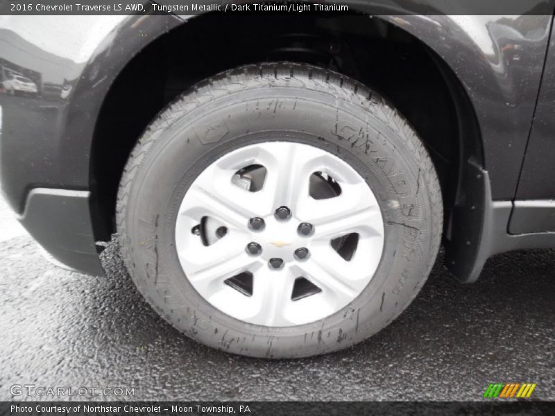 Tungsten Metallic / Dark Titanium/Light Titanium 2016 Chevrolet Traverse LS AWD